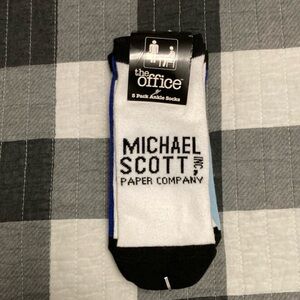 The Office themed 5 pack socks new